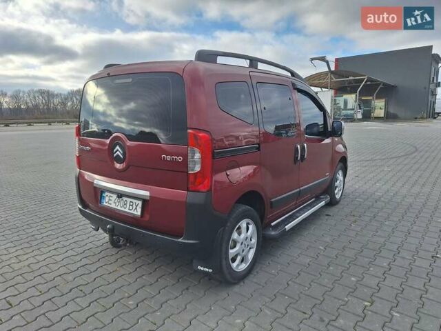 Красный Ситроен Nemo, объемом двигателя 1.25 л и пробегом 300 тыс. км за 6450 $, фото 3 на Automoto.ua