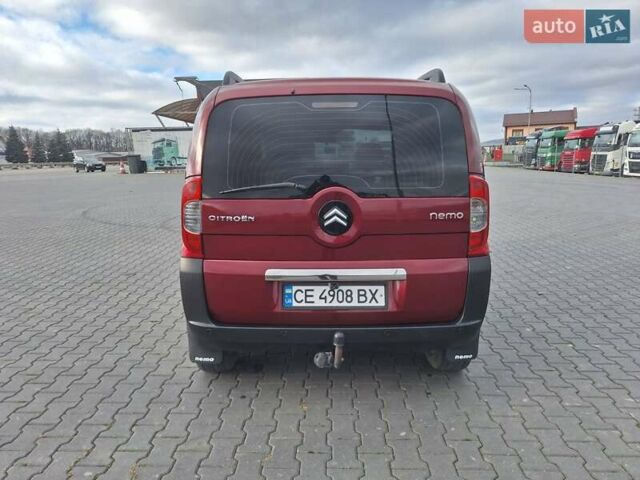 Красный Ситроен Nemo, объемом двигателя 1.25 л и пробегом 300 тыс. км за 6450 $, фото 2 на Automoto.ua