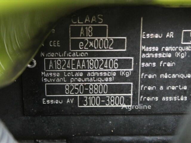 Зелений Клаас Aрioн 530, об'ємом двигуна 0 л та пробігом 0 тис. км за 25666 $, фото 2 на Automoto.ua