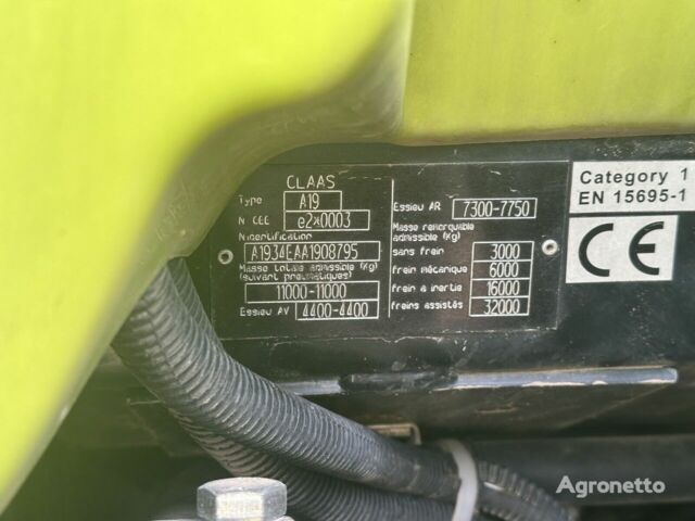 Клаас Арион, объемом двигателя 0 л и пробегом 0 тыс. км за 79042 $, фото 13 на Automoto.ua