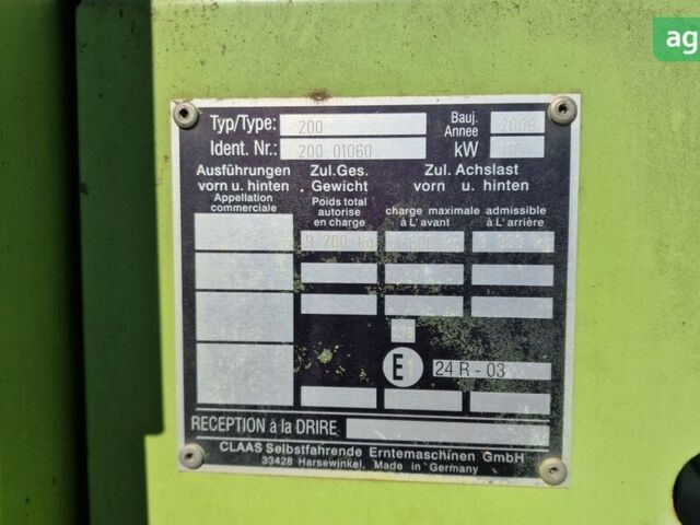 Клаас Домінатор, об'ємом двигуна 0 л та пробігом 0 тис. км за 46405 $, фото 8 на Automoto.ua