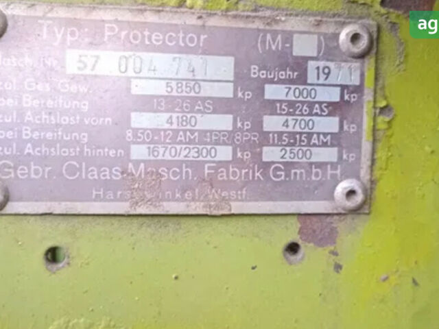 Клаас Протектор, об'ємом двигуна 0 л та пробігом 0 тис. км за 10000 $, фото 4 на Automoto.ua