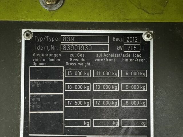 Зеленый Клаас Тукано, объемом двигателя 0 л и пробегом 0 тыс. км за 120643 $, фото 10 на Automoto.ua