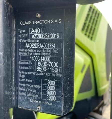 Зелений Клаас Axion 850, об'ємом двигуна 0 л та пробігом 0 тис. км за 70181 $, фото 6 на Automoto.ua
