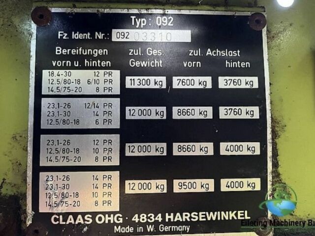 Клаас Другая, объемом двигателя 6 л и пробегом 2 тыс. км за 47500 $, фото 22 на Automoto.ua
