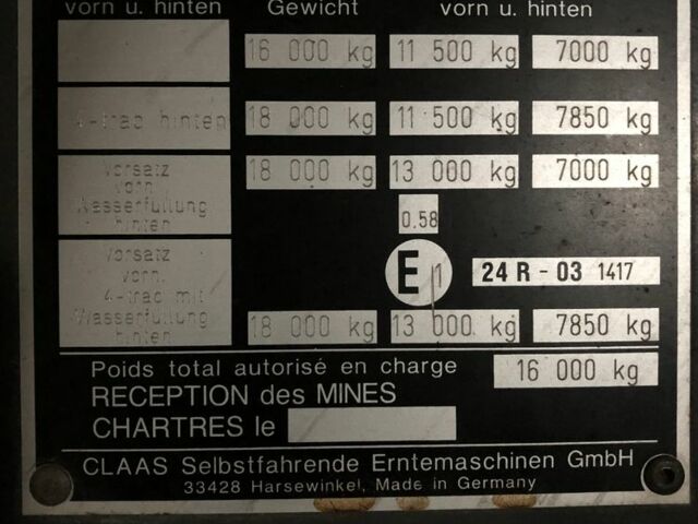 Клаас Другая, об'ємом двигуна 0.5 л та пробігом 5 тис. км за 68000 $, фото 3 на Automoto.ua