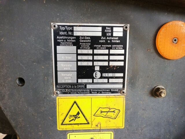 Клаас Другая, об'ємом двигуна 0 л та пробігом 0 тис. км за 99972 $, фото 8 на Automoto.ua