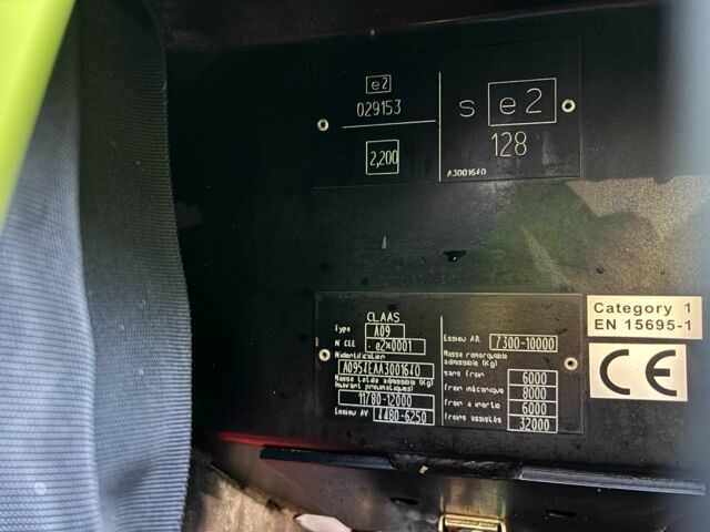 Клаас Другая, об'ємом двигуна 6.79 л та пробігом 0 тис. км за 66961 $, фото 12 на Automoto.ua