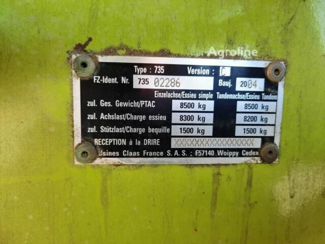 Клаас Другая, объемом двигателя 0 л и пробегом 0 тыс. км за 48225 $, фото 9 на Automoto.ua