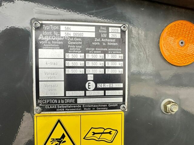 Клаас Другая, объемом двигателя 0 л и пробегом 0 тыс. км за 157006 $, фото 20 на Automoto.ua