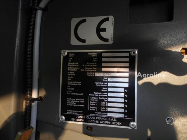 Зеленый Клаас Другая, объемом двигателя 0 л и пробегом 0 тыс. км за 21498 $, фото 10 на Automoto.ua