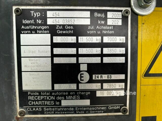 Клаас Lexion 450, об'ємом двигуна 0 л та пробігом 0 тис. км за 49306 $, фото 6 на Automoto.ua