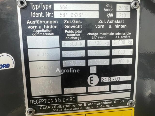 Клаас Lexion 550, объемом двигателя 0 л и пробегом 0 тыс. км за 147702 $, фото 9 на Automoto.ua