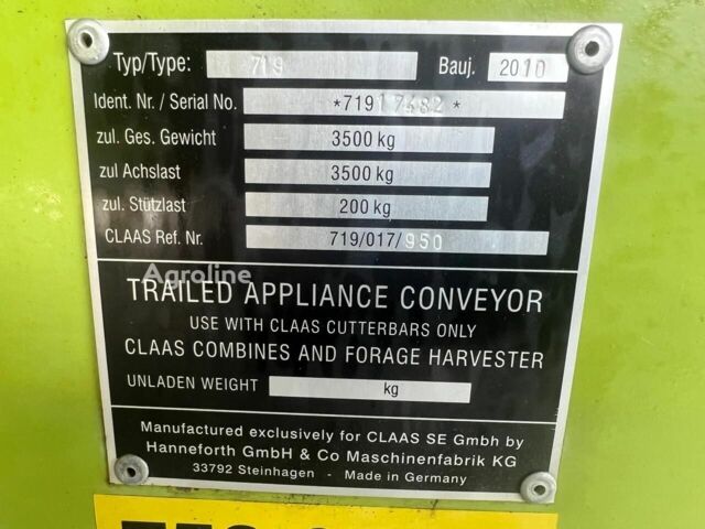 Клаас Lexion 550, объемом двигателя 0 л и пробегом 0 тыс. км за 147702 $, фото 26 на Automoto.ua