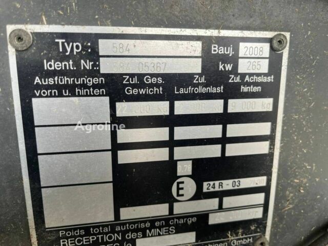 Клаас Lexion 560, об'ємом двигуна 0 л та пробігом 0 тис. км за 93664 $, фото 14 на Automoto.ua