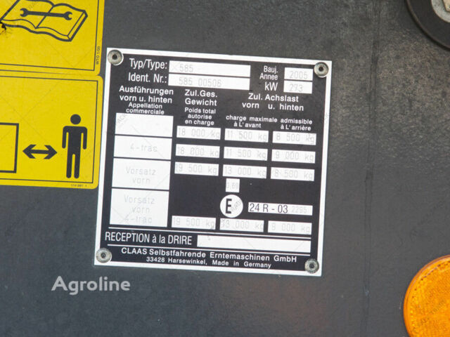 Клаас Lexion 570, об'ємом двигуна 0 л та пробігом 0 тис. км за 5603739 $, фото 24 на Automoto.ua