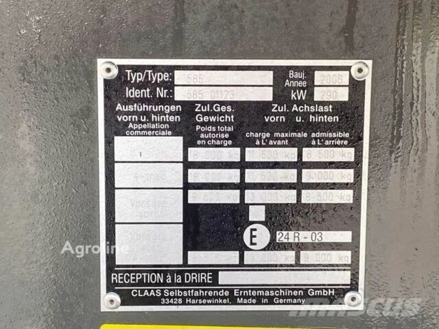 Клаас Lexion 570, об'ємом двигуна 0 л та пробігом 0 тис. км за 97957 $, фото 11 на Automoto.ua