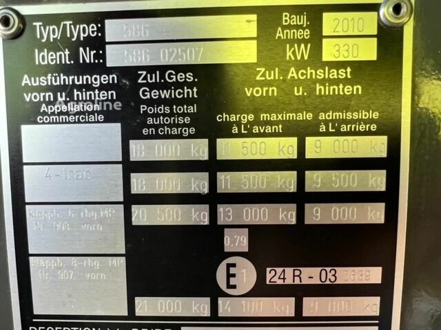 Клаас Lexion 580, об'ємом двигуна 0 л та пробігом 0 тис. км за 169799 $, фото 14 на Automoto.ua