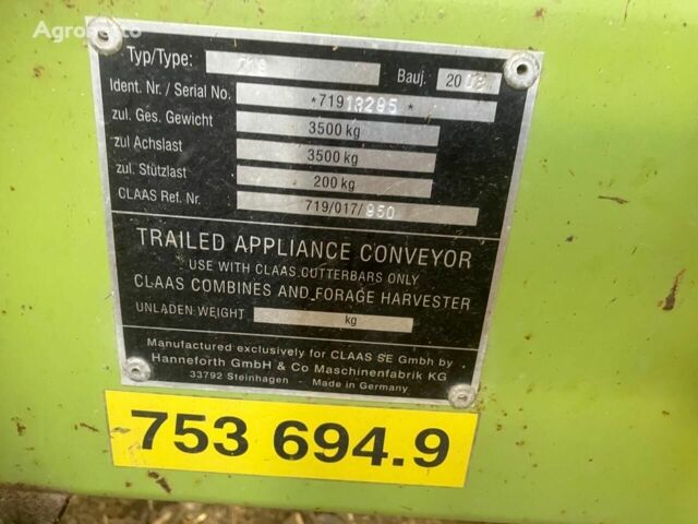 Клаас Lexion 580, объемом двигателя 0 л и пробегом 0 тыс. км за 132466 $, фото 67 на Automoto.ua