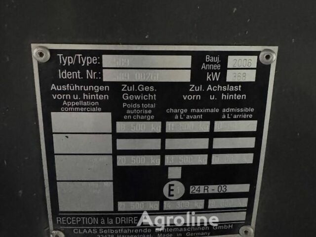 Клаас Lexion 600, об'ємом двигуна 0 л та пробігом 0 тис. км за 91949 $, фото 14 на Automoto.ua