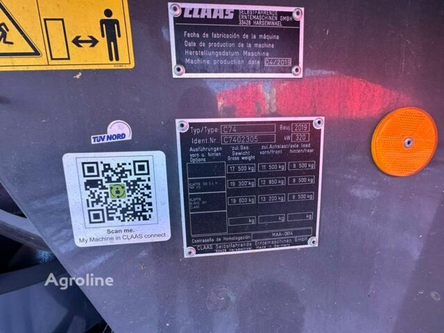 Клаас Lexion 670, объемом двигателя 0 л и пробегом 0 тыс. км за 319029 $, фото 23 на Automoto.ua