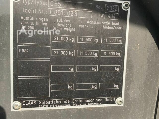Клаас Lexion 7700, объемом двигателя 0 л и пробегом 0 тыс. км за 404040 $, фото 23 на Automoto.ua