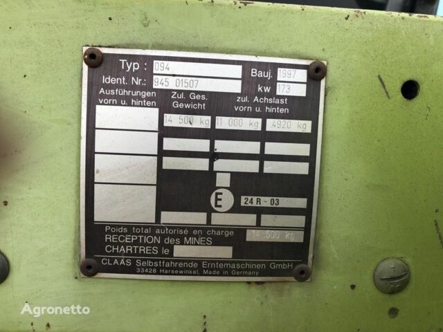 Зелений Клаас Mega 208, об'ємом двигуна 0 л та пробігом 0 тис. км за 37722 $, фото 3 на Automoto.ua