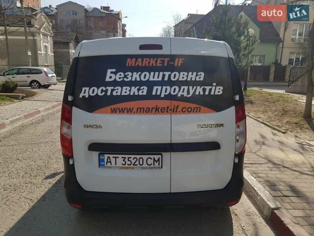 Белый Дачия Доккер, объемом двигателя 1.5 л и пробегом 200 тыс. км за 5995 $, фото 3 на Automoto.ua