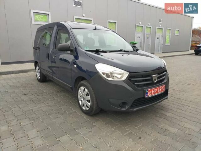 Синий Дачия Доккер, объемом двигателя 1.6 л и пробегом 170 тыс. км за 8590 $, фото 1 на Automoto.ua