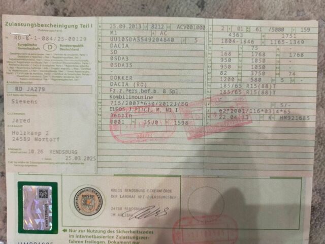 Синий Дачия Другая, объемом двигателя 1.6 л и пробегом 170 тыс. км за 8399 $, фото 14 на Automoto.ua