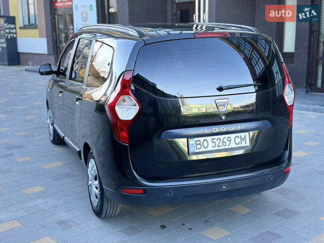 Чорний Дачія Лоджі, об'ємом двигуна 1.2 л та пробігом 174 тис. км за 5499 $, фото 8 на Automoto.ua