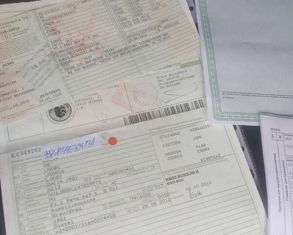 Сірий Дачія Лоджі, об'ємом двигуна 1.5 л та пробігом 262 тис. км за 6999 $, фото 48 на Automoto.ua