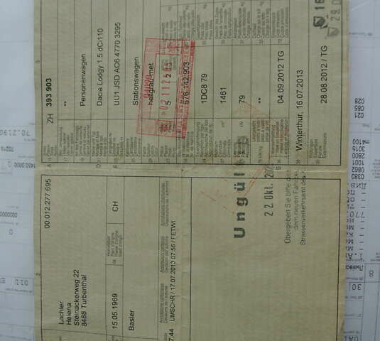 Серый Дачия Лоджи, объемом двигателя 1.5 л и пробегом 238 тыс. км за 8800 $, фото 63 на Automoto.ua