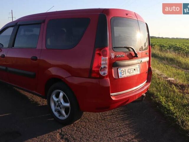 Червоний Дачія Логан МСВ, об'ємом двигуна 1.39 л та пробігом 260 тис. км за 5200 $, фото 5 на Automoto.ua