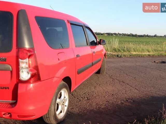 Червоний Дачія Логан МСВ, об'ємом двигуна 1.39 л та пробігом 260 тис. км за 5200 $, фото 6 на Automoto.ua