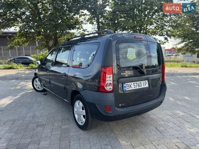 Серый Дачия Логан МСВ, объемом двигателя 1.6 л и пробегом 232 тыс. км за 5600 $, фото 9 на Automoto.ua