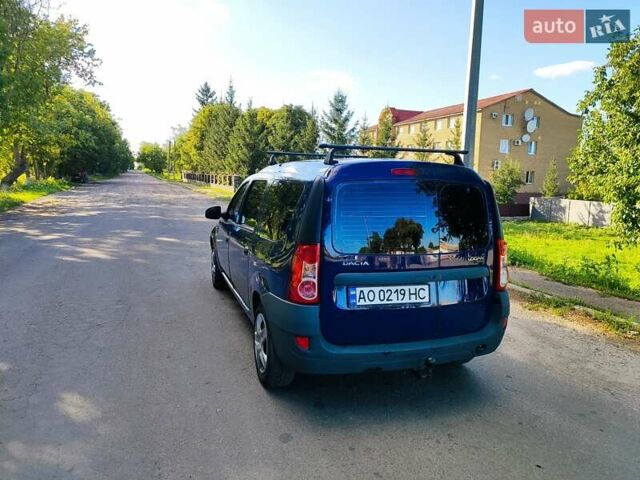 Синий Дачия Логан МСВ, объемом двигателя 1.4 л и пробегом 245 тыс. км за 3850 $, фото 2 на Automoto.ua