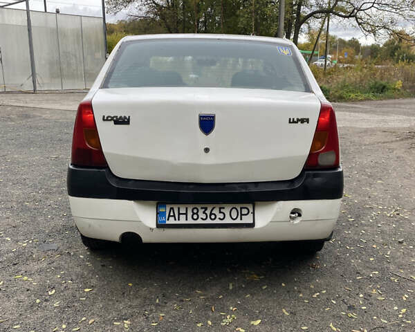 Белый Дачия Логан, объемом двигателя 1.4 л и пробегом 254 тыс. км за 1399 $, фото 3 на Automoto.ua