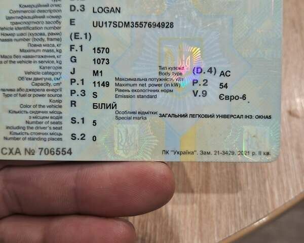 Белый Дачия Логан, объемом двигателя 1.15 л и пробегом 212 тыс. км за 8000 $, фото 30 на Automoto.ua