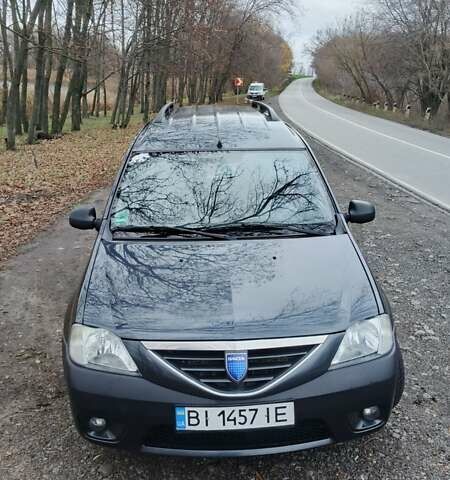 Черный Дачия Логан, объемом двигателя 1.6 л и пробегом 226 тыс. км за 4700 $, фото 2 на Automoto.ua