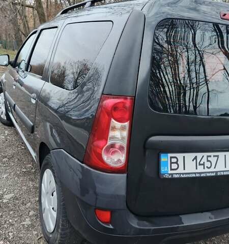 Черный Дачия Логан, объемом двигателя 1.6 л и пробегом 226 тыс. км за 4700 $, фото 11 на Automoto.ua