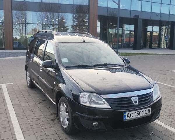 Черный Дачия Логан, объемом двигателя 1.6 л и пробегом 339 тыс. км за 4200 $, фото 3 на Automoto.ua