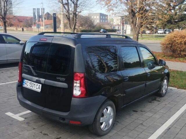 Черный Дачия Логан, объемом двигателя 1.6 л и пробегом 339 тыс. км за 4187 $, фото 5 на Automoto.ua