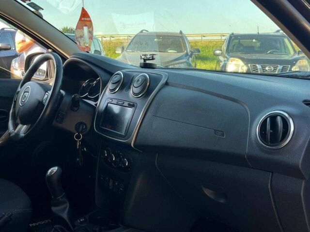 Черный Дачия Логан, объемом двигателя 0.9 л и пробегом 216 тыс. км за 5390 $, фото 16 на Automoto.ua