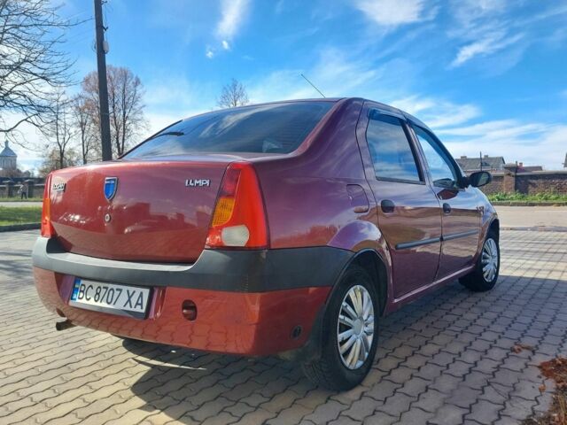 Дачия Логан 2005 в Трускавце на Automoto.ua Красный Дачия Логан, объемом двигателя 1.4 л и пробегом 260 тыс. км за 1995 $, фото 2 на Automoto.ua