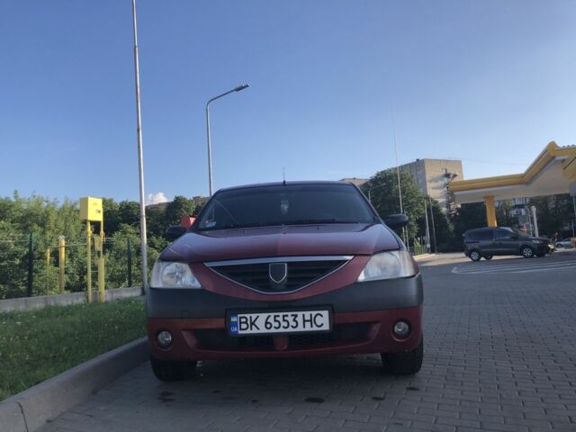Червоний Дачія Logan, об'ємом двигуна 1.6 л та пробігом 150 тис. км за 3500 $, фото 1 на Automoto.ua