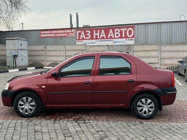 Красный Дачия Логан, объемом двигателя 1.4 л и пробегом 104 тыс. км за 4700 $, фото 2 на Automoto.ua
