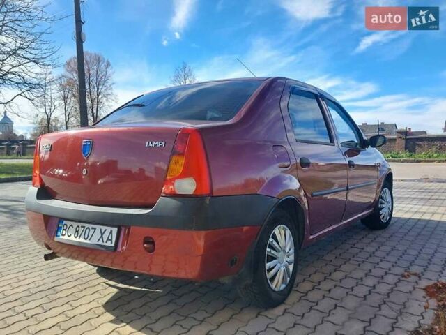 Дачия Логан 2005 в Трускавце на Automoto.ua Красный Дачия Логан, объемом двигателя 1.39 л и пробегом 260 тыс. км за 2000 $, фото 2 на Automoto.ua