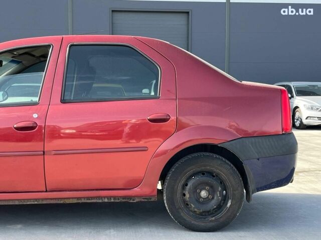 Красный Дачия Логан, объемом двигателя 1.6 л и пробегом 226 тыс. км за 3990 $, фото 6 на Automoto.ua