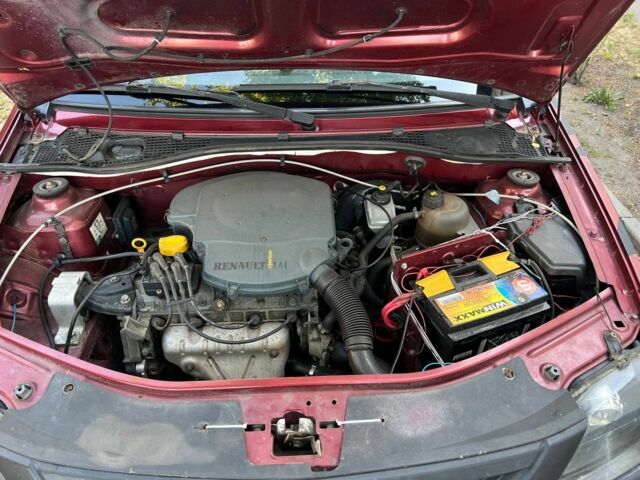 Красный Дачия Логан, объемом двигателя 1.4 л и пробегом 290 тыс. км за 2100 $, фото 7 на Automoto.ua